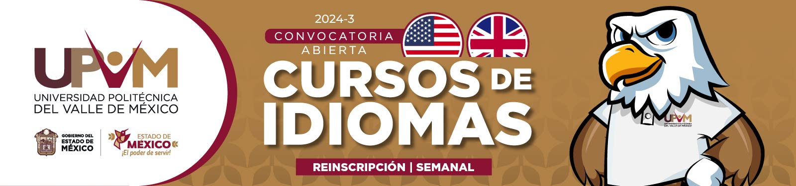 Reinscripción cursos de idiomas 2025-3 semanal