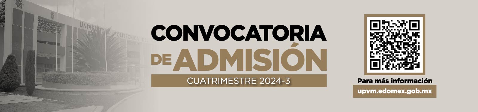Convocatorias de admisión 2024-3