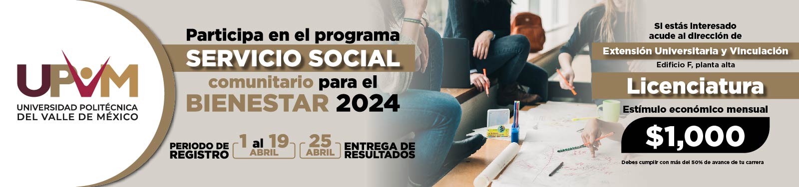 Servicio Social Comunitario para el Bienestar 2024